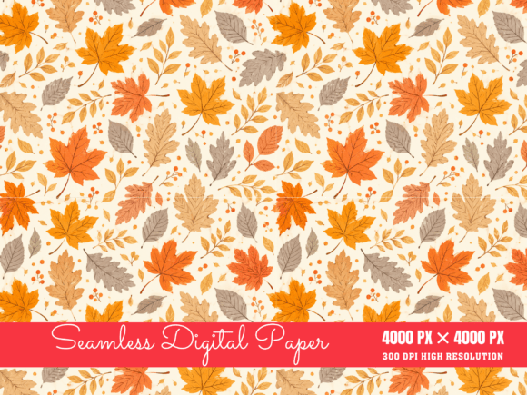 Download Autumn Digital Paper, Fall Craft Paper - Craft paper Collection