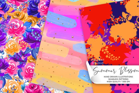 Download Floral Patterns, Seamless Papers, Roses - Seamless papers Collection